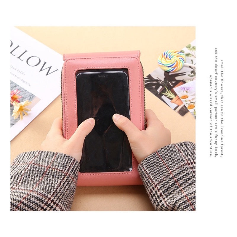 Bolsa e Carteira de Couro - Touch Screen! - Proteja seu smartphone com estilo! 📱💼