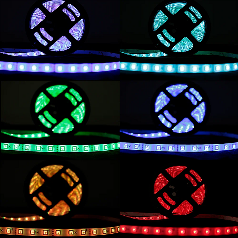 Fita LED RGB à Prova d'Água da Marca RY - Iluminação Versátil e Vibrante!